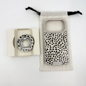 Stylish Black and White Phone Case by Burga